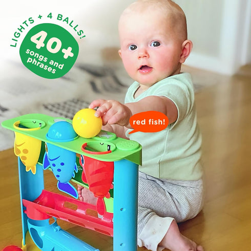 Move2Play Feed The Fish Interactive Baby Toy, Birthday Gift for Boys & Girls, 1 Year Old
