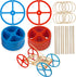 Large Plastic Toy Project Wheels and Axles, for Mousetrap Car and Rubber