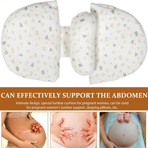 GARIOUANS Pregnancy Support Pillow U Shaped Maternity Pillow for Sleeping with Adjustable Lumbar Cushion and Belly