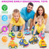 soi-meme 8 Pack Toddlers1 2 3 Set 1-3, 18 Press and Go Car Toys for Year Old,Infant Play Vehicle Toys for Baby Car Toys