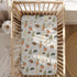 KuphiL10C Mattress-28x52 Vegetable Pattern Baby Sheets for Crib, Unisex Vegetable Nursery Fitted Bed Sheet for Boys
