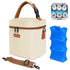Mancro Breast Milk Cooler Travel Bag with Ice Pack, Insulated Baby Bottle