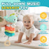 0-6-12-18 Jollybaby Baby Musical Pull String Hanging Toy for Stroller Car Seat Crib Play Gym, Plush Stuffed Whale Toy