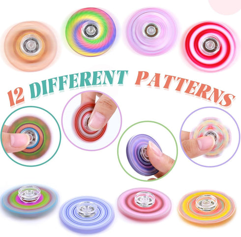 50 Pack Fidget Spinner for Kids Easter Basket Stuffers Mini Sensory Fidget Toys Bulk Adults Kids with Autism ADHD