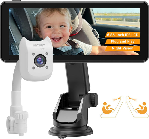 acer Gadget Baby Car Camera Rear Facing -1080P Car Seat Camera with 940nm