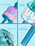 Amazmic Kids Karaoke Microphone Machine, Bluetooth Microphone with LED Light, Birthday Gift for Girls Boys 3-12 Years