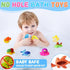 MACALOCA 1-3 4-8, Toddler Easter Egg Fillers Color Changing No Hole Bath Toys for Kids Ages Toddler Bath Toys Sea