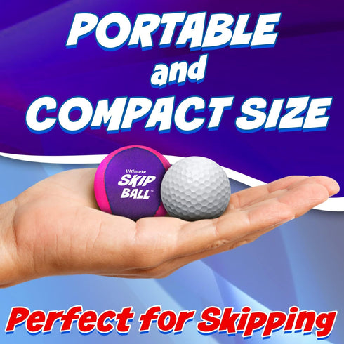 Activ Life Ultimate Skip Ball - Water Bouncing Ball (2 Pack) for Beach, Lake or Pool Fun, Great for All Ages
