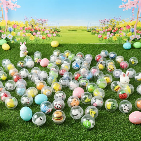 50pcs Adorable Mini Kawaii Capsule Toys Collection Perfect for Sharing Educational Great for Kids Boys Girls Goodie Bag