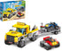 City Race Buggy Transporter Building Set, 324 PCS 3 in 1 City Service Truck Cars Building Blocks Kit
