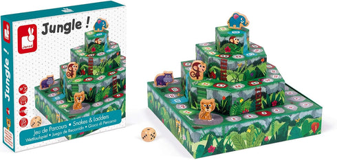 Janod Racing Board Game - Jungle!