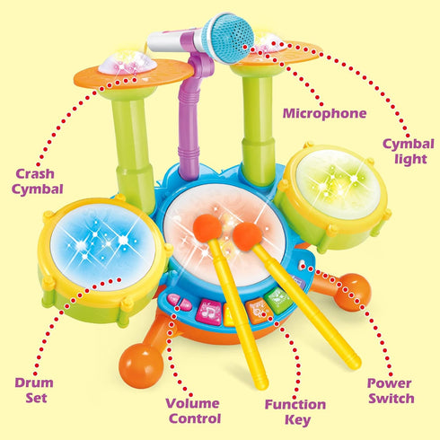 Set deAO Drum for Kids