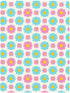 miaozhen 1 Pack 52x28 Cotton Crib Sheets for Baby Boys Girls Comfy Breathable Daisy Flower Peach Blue White Toddler