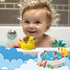 Duck Baby Bath Thermometer - Newborn Safety Floating Toy for Room and Bath Temperature