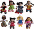 Soft Plush Around The World Dolls, 8 Pack, 8"