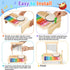 BCY hohipi Set,Baby Set Kids Drum Musical Instrument for Toddler,Wooden Xylophone for Toddlers with Baby Drum and Wind