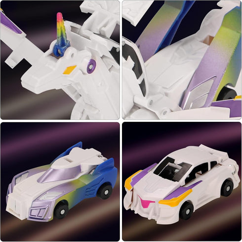 lavekywasa Car Toy transformable Unicorn, Sports car Collision Magic Unicorn, Children's transformable car Robot