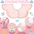 Geyoga 10 Pcs Baby Bibs, 360° Rotate Bandana Muslin Drool Bibs, Petal Bibs, Burp Gauze Cloths, Absorbent