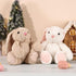 11" TCBunny Baby Bunny Bedtime Stuffed Animal Plush Toy Easter Stuffer Gifts for Girls, Boys, Kids (White)