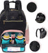 ESVAN Backpack, Pack Diaper Bag Large Capacity Multifunction Baby Essentials Fashion Travel Linen Canvas office Laptop
