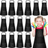 PLULON 15Pcs Kids Adjustable Paint Aprons, Bulk Art Apron with 2 Pockets for Girls Boys Painting Crafting