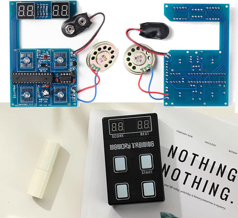 Soldering Practice Kit, Electronic DIY Toy Game Console for Kids, Fun Soldering Project for Students Halloween