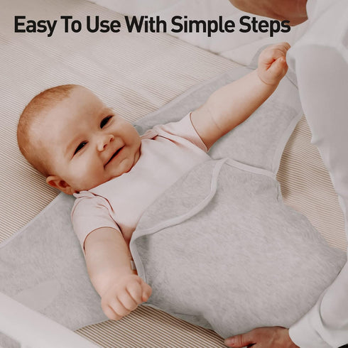 Soarwg Kids Baby Swaddle, Organic Baby Swaddles 0-3 Months, Adjustable Newborn Infant Swaddle for Boy, Standard 100 by