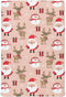 SDMKA Cute Christmas Pattern Crib Sheets for Boys Girls - Portable Microfiber Fitted