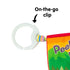 Lamaze Peek-A-Boo Forest Soft Baby Book, Clip-On Cloth Book for Sensory Play, 6 Months and Up