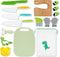 Kids Knife Set for Real Cooking - 15 PCS Montessori Kitchen Tools with Safe Knives, Cutting Board, Crinkle Cutters