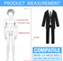 Miunana Doll Clothes & Accessories Lot - 16 Items, Classic Black Suit for Boy Doll, 4 PCS Casual Wear, 5 PCS Pants, 3