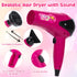 Mastom 36PCS Sets, Hair Salon Toys for Girls, Kids Pretend Play Makeup Dress Up Beauty Hair Stylist Toy Kit with Barber