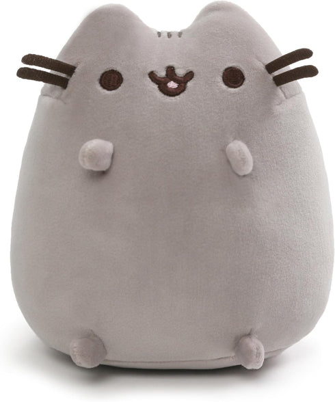 GUND Pusheen The Cat Sitting Pose Squisheen Plush, Squishy Stuffed Animal, Gray, 6”