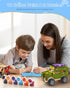 Poraxy STEM Kits for Kids Age 8-10 - 5 Set Wooden Model Car Kits, Educational Crafts Building Projects