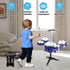 Set 8 Playset Toddler Drum Kids Jazz Drum Kit Piece - Educational Percussion Musical Instruments Toy Christmas Birthday