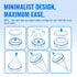 8 Pack Compatible with Diaper Genie Pails Diaper Pail Refills | Lemon Scent Continuous Liner Rolls for Baby |