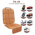 600D (Tan-1 Meolsaek Car Seat Protector for Child Car Seat, Durable Fabric Waterproof Car Seat Cover with Thick Pad