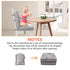 5 Toddler Booster Seat for Dining Table, Point Buckle Child Booster Seat for Table with Backrest, PU Waterproof Easy