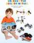 STEM Toys for Boys Age 5-8, 10 in 1 Electric Building Toys for Kids, Educational Racing Construction Kit