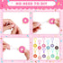 48 Pcs Sweet Donut Keychain Party Favors, Sweet Doughnut Theme Birthday Supplies, 12 Colors for Kids Goodie Bags