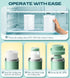 22oz 24-Hour 360 2 Breast Milk Cooler Bottle for Travel & Outdoor Use, Portable Breastmilk Chiller with Cooling, Larger