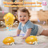 3-6 Tummy Pbooo Magic Dancing Octopus Toy, Electric Crawling with LED Lights and Music, Rechargeable Music Squid Baby