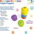 Learning Resources Rainbow Emotion Fidget Poppers, 5 Pieces, Sensory Toys for Toddlers, Ages 3+, SEL Skills, Fine Motor