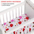 NUOBESTY Miniature Dollhouse Furniture Mini Crib Doll Cradle Decoration for Miniature Dollhouse Party Kit