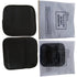 4 Pieces Baby Car Seat Belt Covers - Soft Shoulder Pads for Kid Infant Stroller Strap Safety Belt (Black)