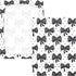 CZXW 52" 28" Black Bows Crib Sheets Fitted x Natural Cotton Soft & Breathable for Baby Crib Mattress