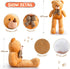Big Teddy Bear 4 Feet Stuffed Animal, Jumbo Plush Toy for Mother's Day Birthday Gifts, Brown 47 Inch
