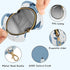 YETTASBIN Whale Portable Pacifier Holder Case with Metal Hook Buckle & Zipper for Diaper Bag and Stroller, Versatile