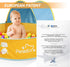 Peradix Paddling Pool for Kids & Pets, 3 in 1 Pop Up Wading Pool Tent with Basketball Hoop