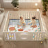 GuoChe 50'' 50'' Food Freshness Kitchen Utensils Pattern Cute Foldable Baby Activity Play Mat for Indoor Outdoor